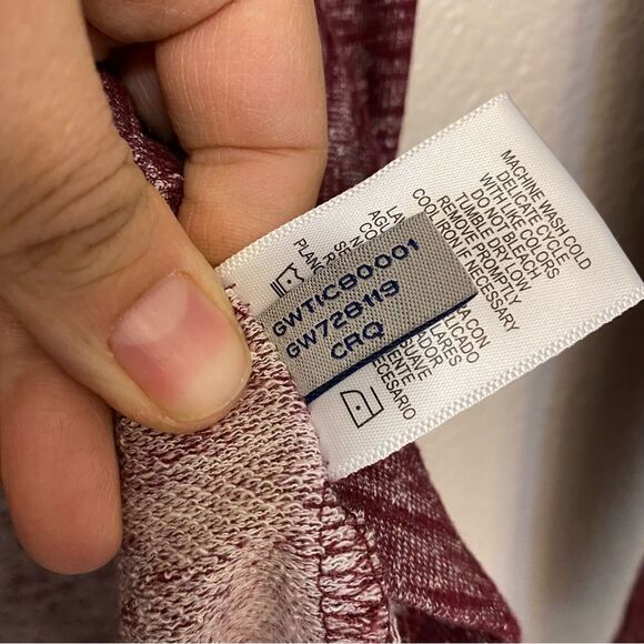 G.H. Bass womans Knit w/pockets Asymmetrical full zip Cardigan shacket Jacket S - Picture 8 of 12